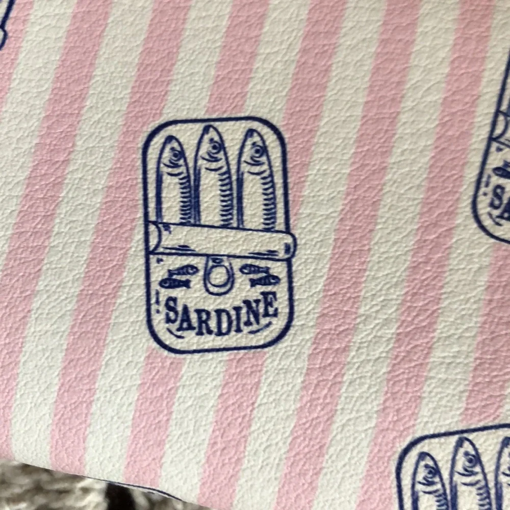 madden girl Sardine Stripe Snap Wallet